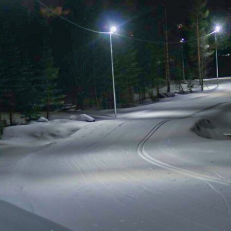 Skiing track LED